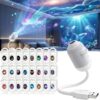 Smart Night Light Projector | 360 Mini Galaxy Dream Star Projector | Starry Sky Projection Night Light | Plug-and-Play Ocean Star Lamp | Proyector de Galaxias para Habitación