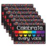 Smart Poly Computer Mouse Pad, 8" x 10", Celebrate Every Voice, Pack of 6