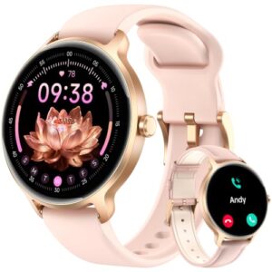 Smart Watch for Women, 1.27 Inch AMOLED Fitness Watch with Answer & Call