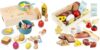 Smartwo Wooden Play Cooking Setn & Wooden Bakery Toy Food Breakfast Set