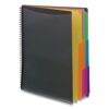 Smead 12 Pocket Poly Project Organizer, Letter Size, 1/3-Cut Tab, Gray with Bright Colors (89207) (Pack of 1)