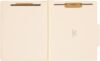 Smead Classification File Folder, 2" Expansion, 2/5-Cut Tab, Letter Size, 10 per Box (1 Divider, Manila) (Pack of 5)