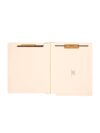 Smead End Tab Classification File Folder, 1 Divider, 2" Expansion, Letter Size, Manila, 10 per Box (26825)