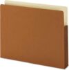 Smead File Pocket, Straight-Cut Tab, 1-3/4" Expansion, Letter Size, Fully Reinforced Redrope, 25 per Box (73254)
