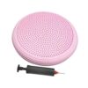 SM SunniMix Balance Mat Flat Pad Inflated Balance Disc Wobble Cushion Yoga Mat Stability for Gym, Exercise, Yoga, Gymnastics, Men, Women, Pink