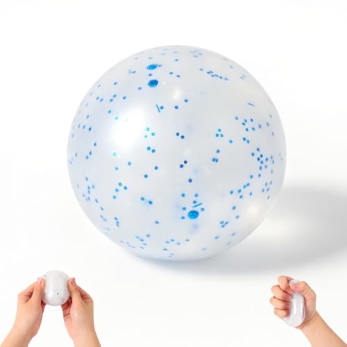 Snowball Stress Relief Squishy Toys, Squeeze Play Sensory Fidget Toys Anxiety Relief Slow Rise Portable Desk Toys, Birthday Gifts, Party Favors, Goodie Bag Fillers