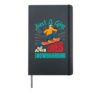 Snowboarder JUST A GIRL WHO LOVES SNOWBOARDING Girl Hardcover Journal, Black