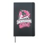 Snowboarder SNOWBOARDING GIRL Girls Children Snowboard Hardcover Journal, Black