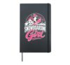 Snowboarder SNOWBOARDING GIRL Girls Children Snowboard Hardcover Journal, Black