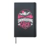 Snowboarder SNOWBOARDING GIRL Girls Children Snowboard Hardcover Journal, Black