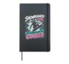 Snowboard Girl Women Snowboarder Damen Hardcover Journal, Black