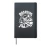 Snowboarding BOARDING ALL DAY Funny Children Hardcover Journal, Black