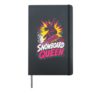 Snowboarding Kids SNOWBOARD QUEEN Cool Girl Hardcover Journal, Black