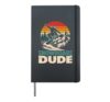 Snowboarding SNOWBOARD DUDE Funny Snowboard Children Hardcover Journal, Black