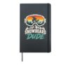 Snowboarding SNOWBOARD DUDE Funny Snowboard Children Hardcover Journal, Black