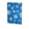 Snowflakes Art Christmas New Year Winter Notebook Cover, A5 Size