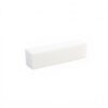 SnowingShine Nail Polishing Block Professional Block Sanding Block Nail File Surface Lightweight Structure Suitable for At Home Salon Nail Care, White
