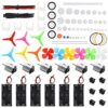 Sntieecr 6 Set DC Motors Kit, Mini Electric Motor 3V 15000RPM