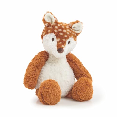 Snuggle Buddies Brooke Badger Stuffed Animal, Soft Forest Badger Plush Toy with Embroidered Features for Ages 0 and Up, Weighted Body for Sitting, Plushie Made with Recycled Materials, 11-Inches