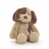 Snuggle Buddies Dottie Dog Stuffed Animal, Soft Puppy Plush Toy with Embroidered Features for Ages 0 and Up, Weighted Body for Sitting, Plushie Made with Recycled Materials, 10-Inches