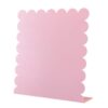 SNYVVEX 1PCS Cute Pink Scalloped Magnetic Desktop Desk Stand Board, Decorative Magnetic Display Board with Stand, Desktop Magnet Board for Memos Photos, Magnet Board Display and Magnetic