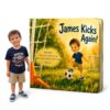 Soccer Book for Kids, Custom Name and Photo Hand-Illustrated Storybook