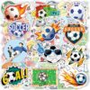 Soccer Party Favors - 100 PCS Soccer Stickers for Kids | 2026 World Game Cup Merchandise Gifts Activities Birthday Toys Games Crafts for Goodie Bags Gift Bags