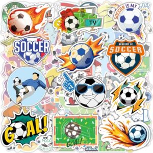 Soccer Party Favors - 100 PCS Soccer Stickers for Kids | 2026 World Game Cup Merchandise Gifts Activities Birthday Toys Games Crafts for Goodie Bags Gift Bags