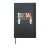 Social Mathematics Quarantine Mathematics Social Mathematics Hardcover Journal, Black