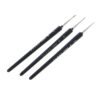 Sodeber Miniature Paint Brushes Set, 3Pcs Fine Detail Paint Brush Kit with 000 00 0 Sizes, Model Painting Brushes for Canvas Rock Acrylic Art