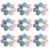 SOESFOUFU Waterdrop Shape Resin Rhinestones Random Color 100pcs Flexible Application on Bags and Shoes for Embellishments and DIY Jewelry Making for Wedding Decorations and Craft Projects