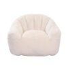 Soft Fluffy Bean Bag Chair Comfy Chair Plush Lazy Sofa for Home Living Room