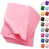 Soft Pink Felt Fabric Sheets for Crafts, 8 x 12 Inch Felt Squares, 20 Pcs 1.6mm Thick Nonwoven Fabric for DIY Projects, Sewing, Patchwork and Decoration