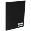 SoHo Urban Artist Tape Bound Lay Flat Sketch Book, Black Cover, 6x8 30 Sheets, Smooth Mixed Media Sketchbook, 71lb. (106 GSM) Paper Travel Art Journal, Customizable Soft Cover
