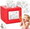 Soildark AI Voice Sticker Maker, Mini Inkless Thermal Printer, AI Smart Voice Sticker Printer Box - Turn Ideas into Reality Instantly - Portable Label Maker Machine Box for DIY Crafts