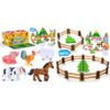 Solalalam Farm Animals Magnetic Tiles & Fences