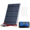 Solar Panel Kit, 10 W IP65 Waterproof Solar Panel with Frame, 12 V/18 V Polycrystalline Silicone, 335 x 200 mm, for Off Grid Use, Home Backup, Sustainable Power, FCC and CE Certified