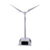 Solar Windmill Model Desktop Decor, ABS Plastic, Renewable Energy Demonstration Kit for Home Office Display, White 10.43 Inch Height