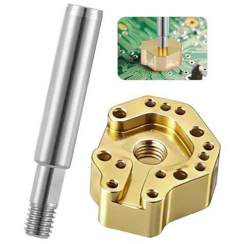 Soldering Iron Tip with Adapter for Controller Thumbstick Replacement, Joystick Repair Tool, Desoldering Installation Kit, Compatible with P4, P5, NS Pro, J Con, Xbox Series X/S, Xbox One