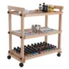 Solid Rolling Utility Studio with Caster Wheel Studio Special Painting Cart