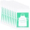 SOLUSTRE Disposable with Oil Proof Features 100pcs Pe Plastic Aprons Waterproof, Disposable Aprons for Painting and Cooking for Boys, for Picnics and Arts Crafts