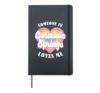 Someone In Colorado Springs Loves Me Heart Hardcover Journal, Black