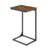 SONGMICS HOME C Shaped End Table for Couch, Small Side Table