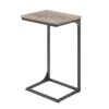 SONGMICS HOME C Shaped End Table for Couch, Small Side Table