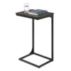 SONGMICS HOME C Shaped End Table for Couch, Small Side Table