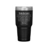 Son In Law Personalized 30oz Tumbler, Custom Name Definition, Engraved Stainless Steel Gift