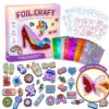 SOOVSY Retro Girl Foil Art Craft Creative Toy Set for Girls 4-8