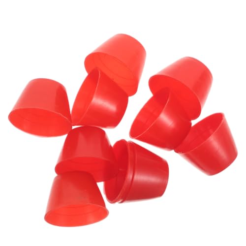 Sosoport 10pcs Plastic Oil Paper Parasol Top Replacement Caps, Umbrella Repair Accessory for 22 Inch Diameter Oil Paper Umbrellas, Prevents Deformation and Ensures Accurate Traditional