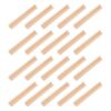 Sosoport 20pcs Wooden Domino Racks Set with Sturdy Wooden Playing Card Holder Stand, Versatile Domino Tiles Holder and Board Game Tray Organizer for Home and Classroom Use, Minimalist Beige
