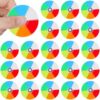 Sotiff 24 Pcs Beach Ball Party Favors Mini Fidget Spinners Bulk, Beach Ball Fidget Toys, Goodie Bags Stuffers, Party Games, Classroom Rewards Carnival Prizes